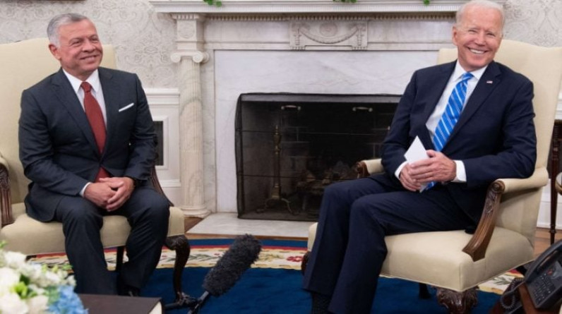ملك الأردن والرئيس الأمريكي.. 4 لقاءات واتصالان في عام ونصف